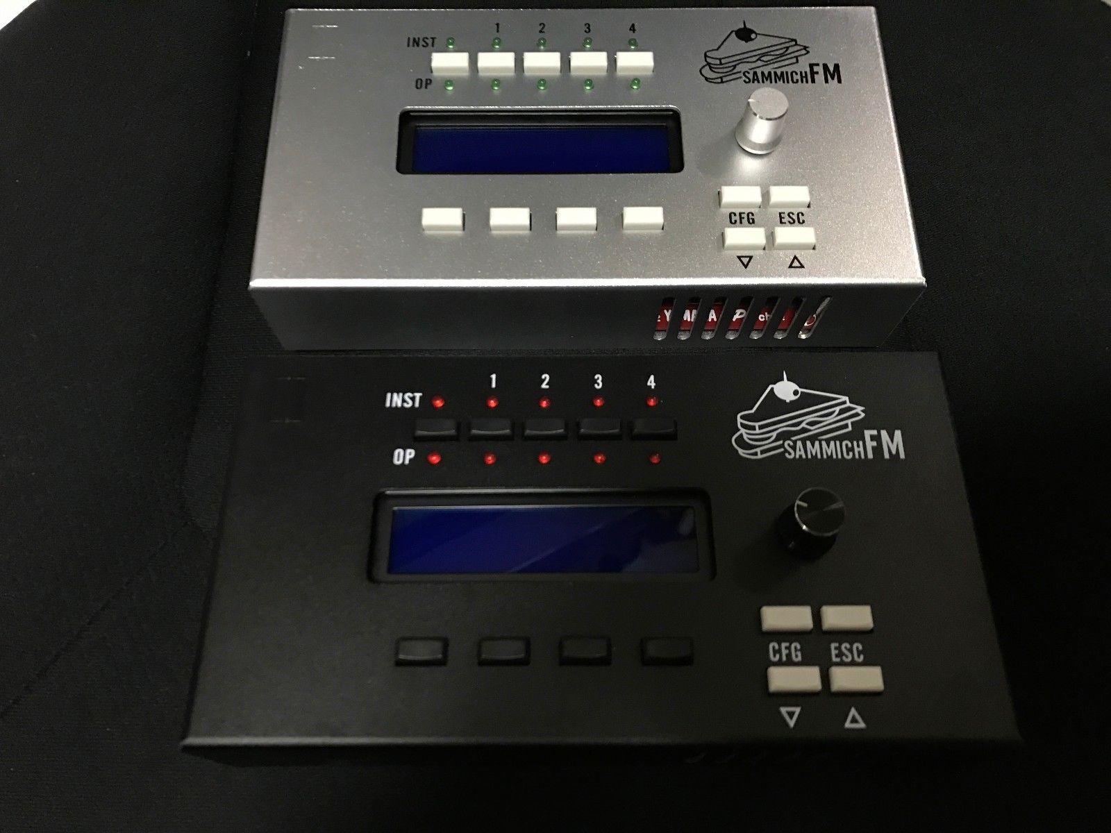MATRIXSYNTH Sammich FM synthesizer with Yamaha YMF262 OPL3 sound chip