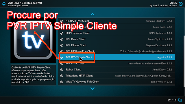 Como adicionar lista de canais no Kodi Como adicionar lista de canais no Kodi