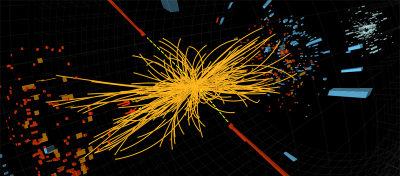Colisión protón-protón LHC