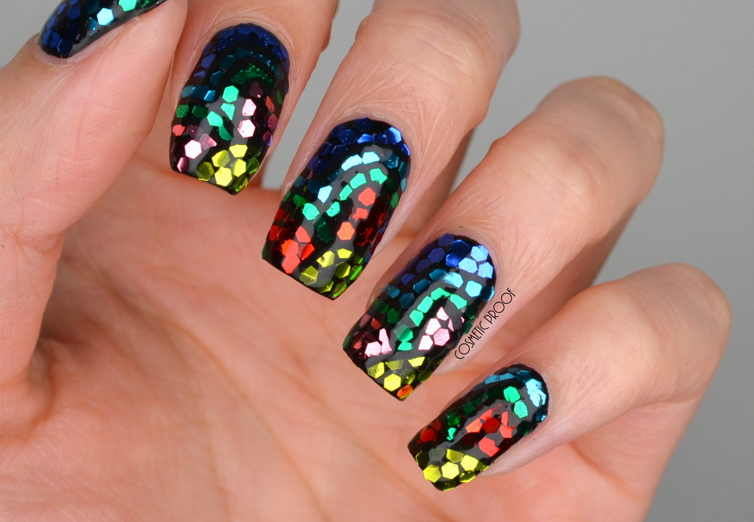 1. Stained Glass Nail Art Design - wide 4