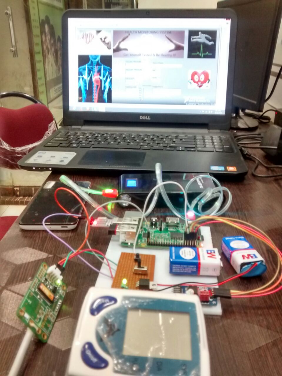 VjSelva HEALTH MONITORING SYSTEM using Raspberry PI & LabView