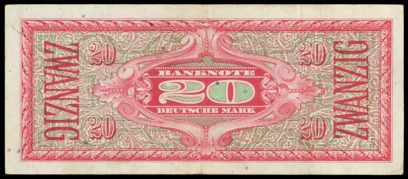 Germany 20 Deutsche Mark banknote 1948|World Banknotes & Coins Pictures