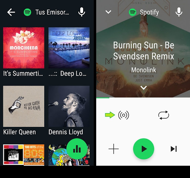 Activar modo Radio de Spotify en móviles
