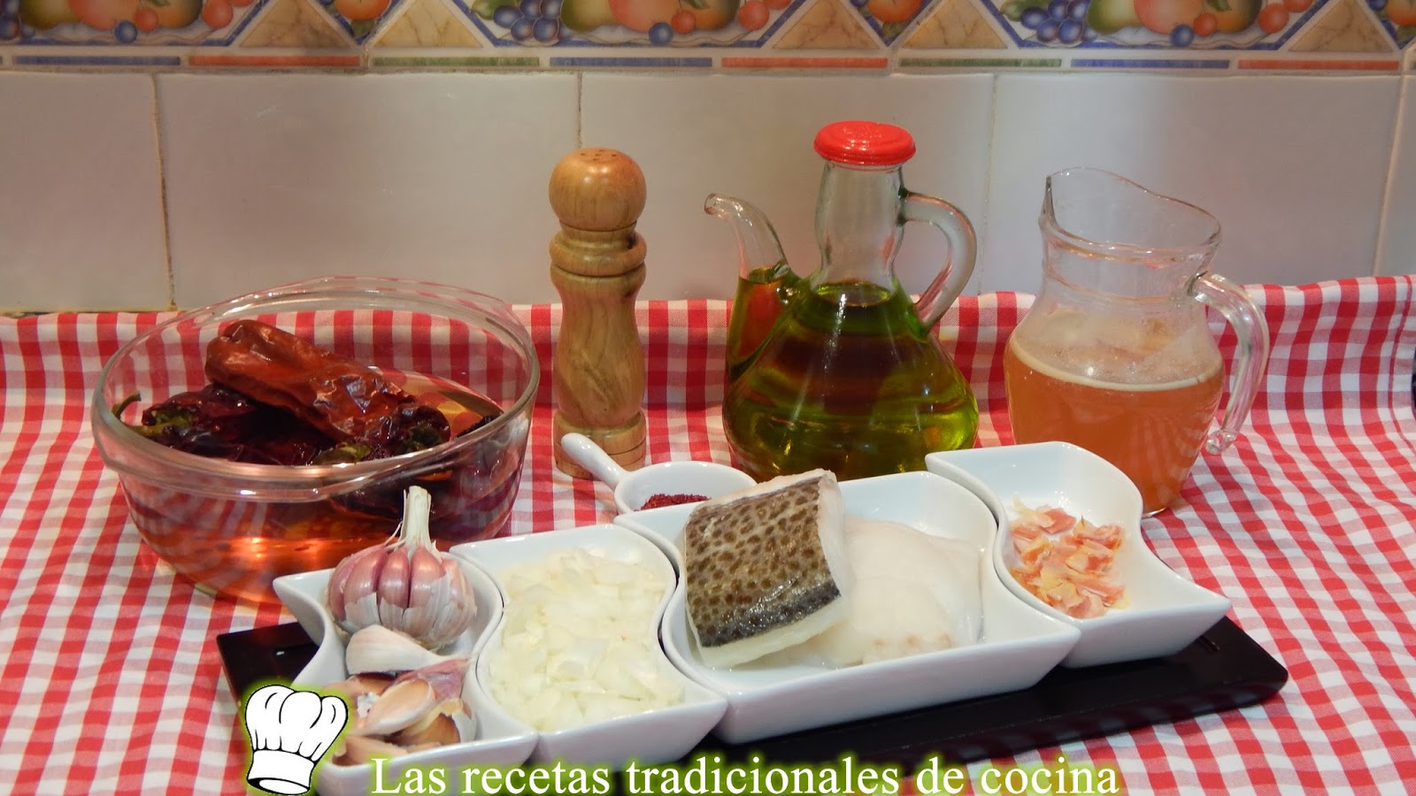 Receta de bacalao con salsa Vizcaína
