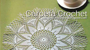 Carpeta Crochet con Diseño Redondo / Diagrama DIY
