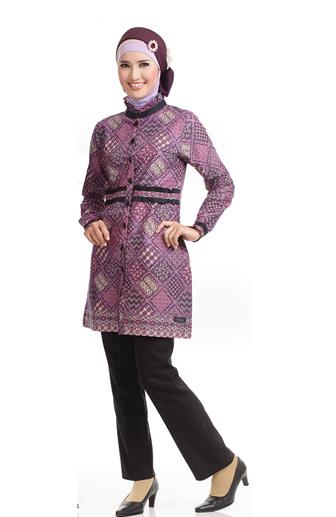 Model Baju Batik Atasan Wanita Gemuk Yang Modis