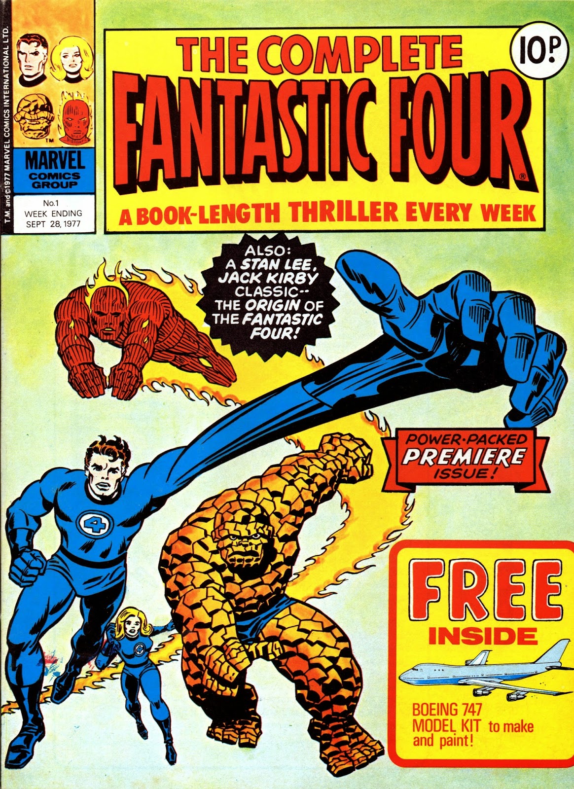 CRIVENS! COMICS & STUFF THE COMPLETE FANTASTIC FOUR COVER & IMAGE