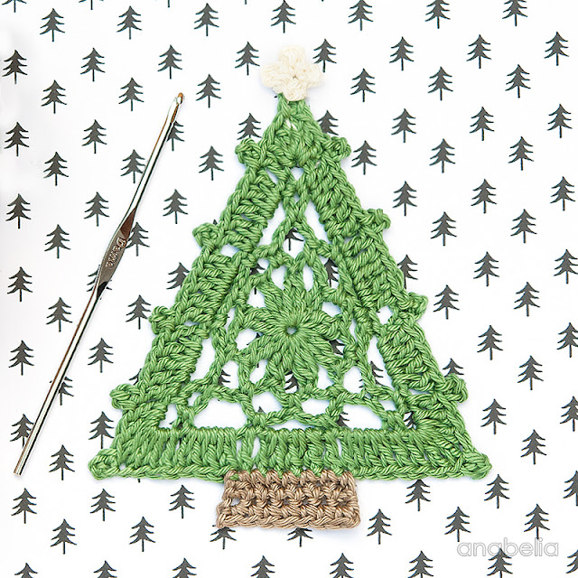 Crochet Christmas Tree free pattern, Anabelia Craft Design Crochet Christmas Tree free pattern, Anabelia Craft Design