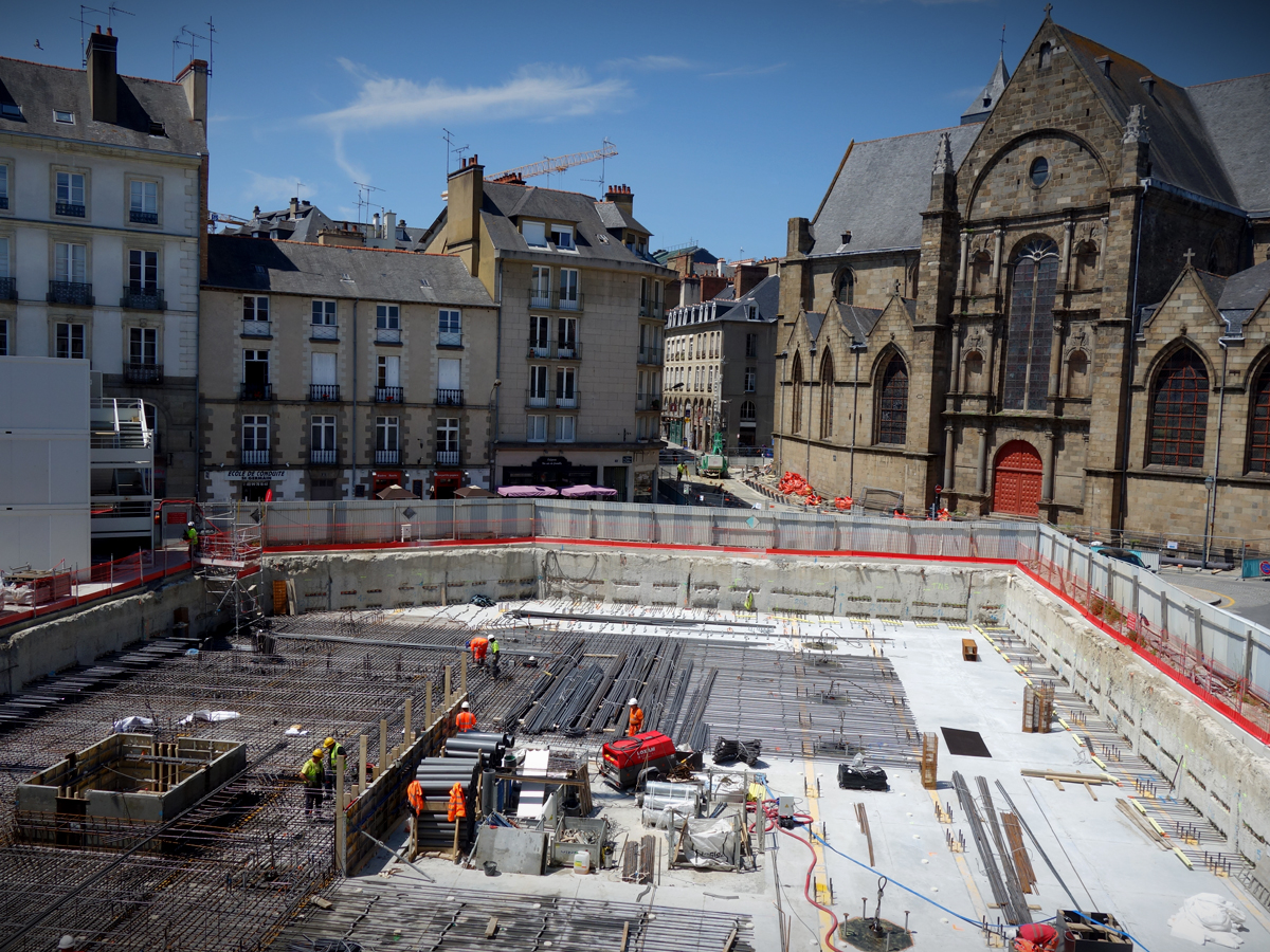 Une petite histoire de la Place SaintGermain de Rennes Chantier en