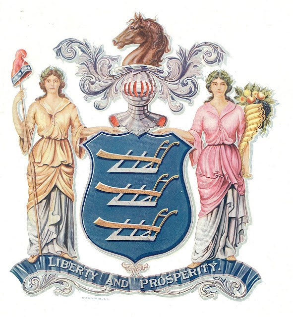 New _Jersey _State_ Crest - Liberty_ and _Prosperity