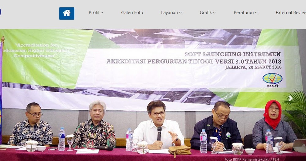 Gambar Cek Status Akreditasi Perguruan Tinggi di BAN PT dan Data