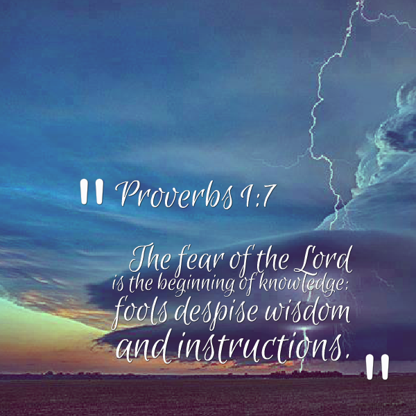 fear of the lord proverbs