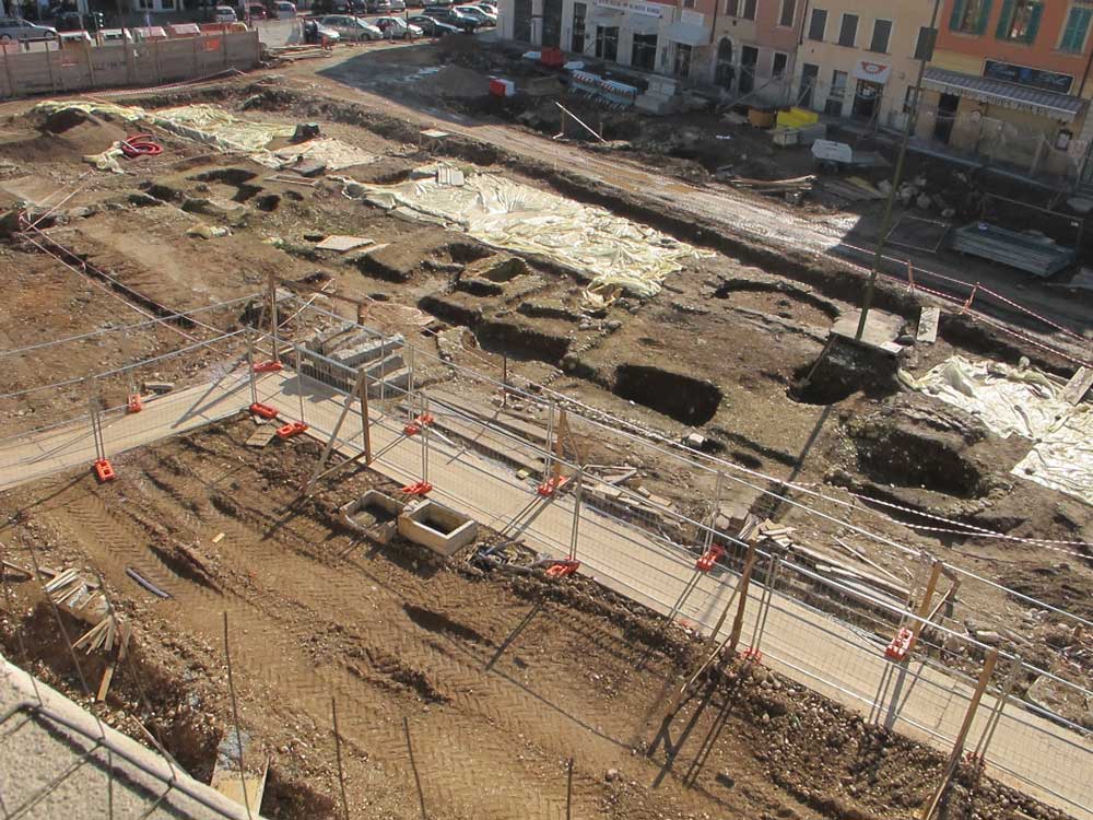 La Veja VERONA. GLI SCAVI DEL PARCHEGGIO DI PIAZZA CORRUBIO LA