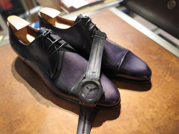 Brand New Berluti Mirage Black Venezia Leather handmade dress shoes
