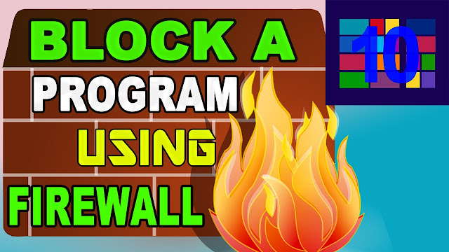 how to block a program in firewall