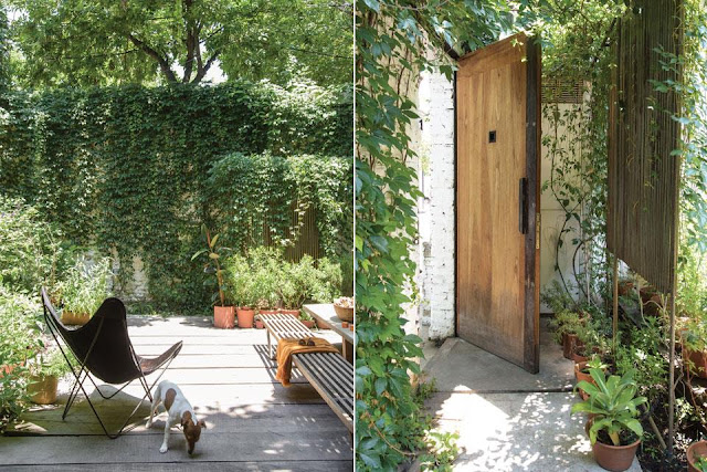 Home in coastal Spain = boho oasis-style - patio 2 ou found this photo on BoHoHome.com @bohosusan. It originated on EspacioLiving.com Photos by Pompi Gutnisky