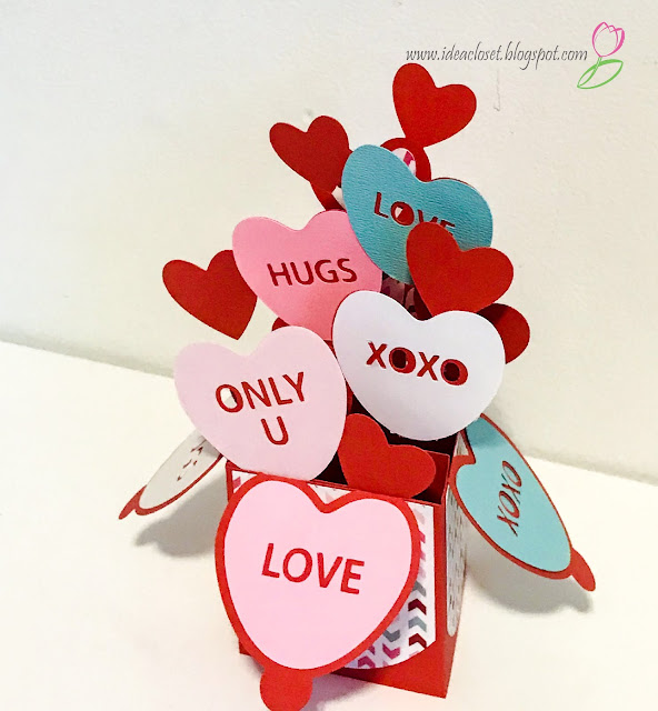 Valentine Box Cards From SVG Cuts Idea Closet