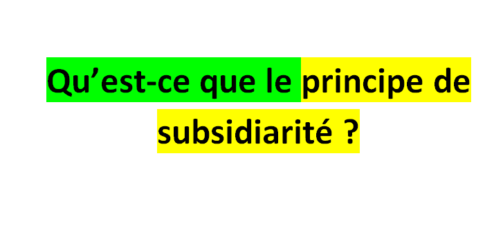 Qu Est Ce Qu Un Principe
