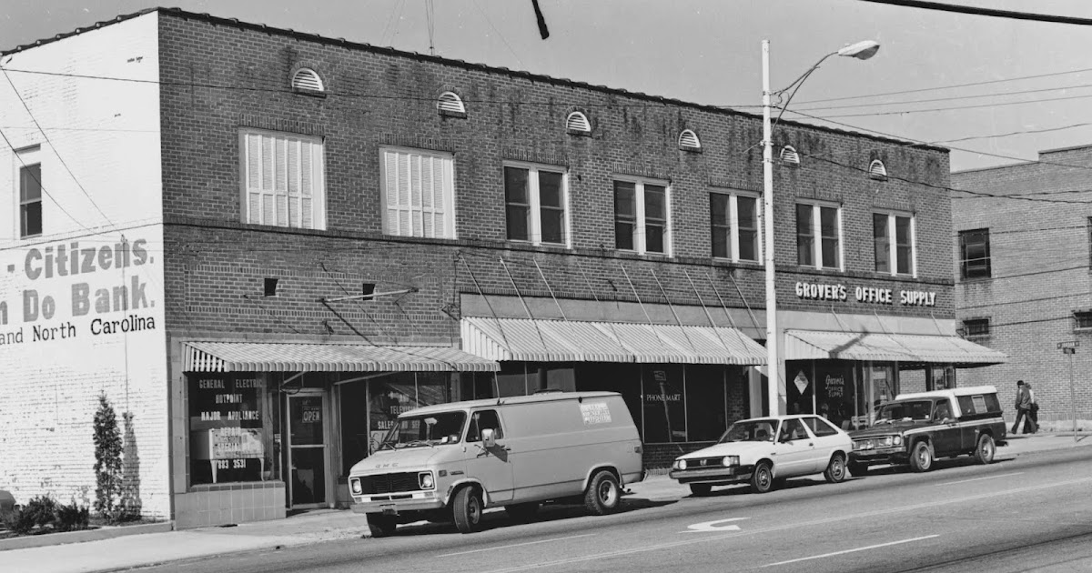 The Rowell Bosse North Carolina Room Grover's 40 Years of Business