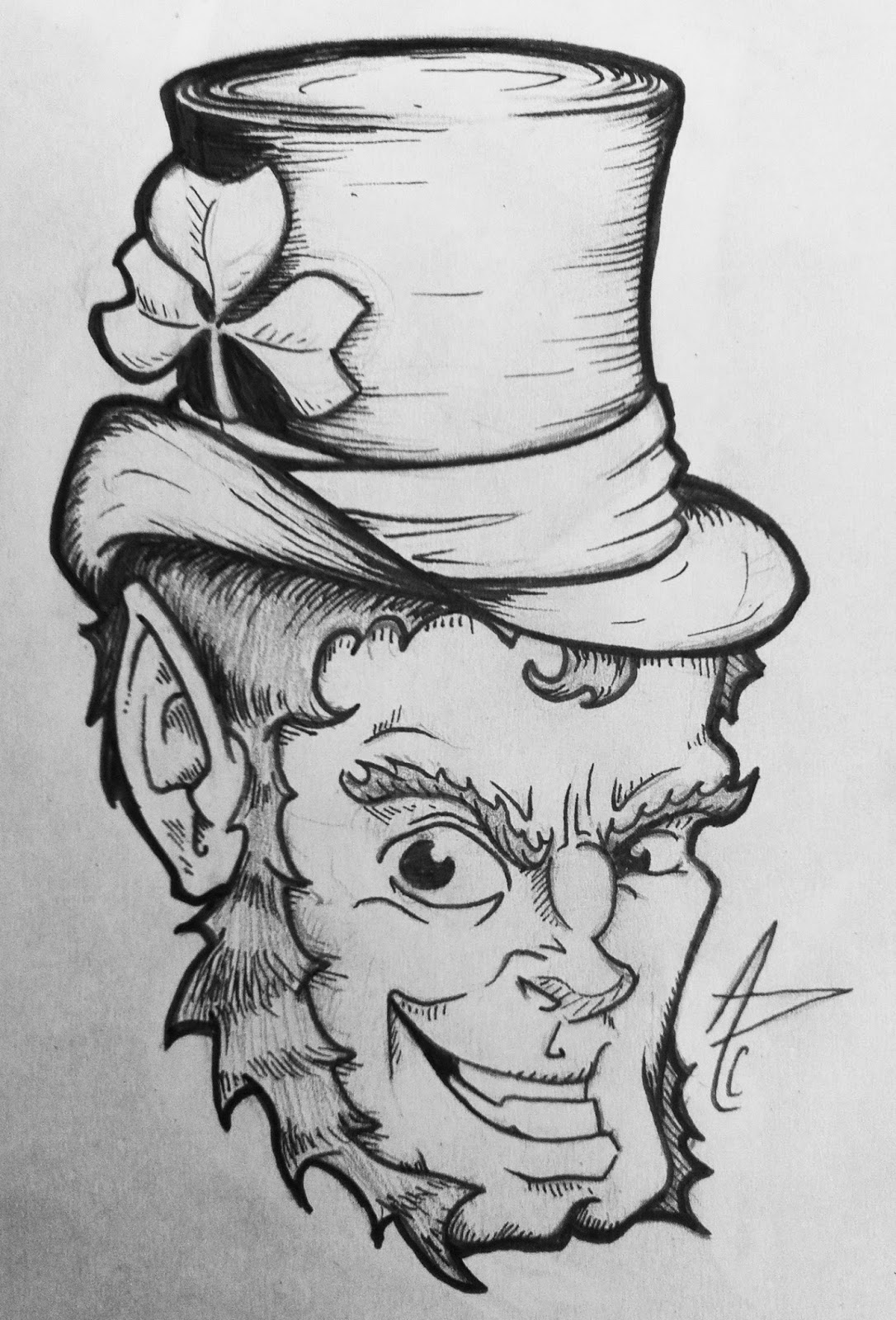 st patrick day drawings