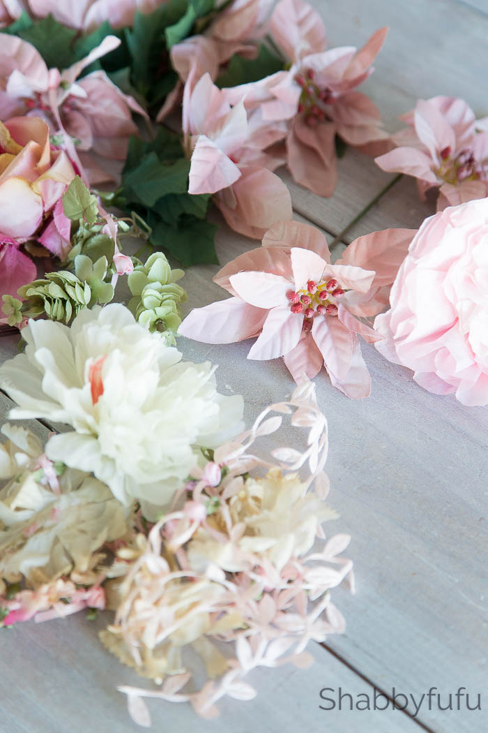 How To Make Fake Flower Napkin Rings In 5 Minutes Shabbyfufu