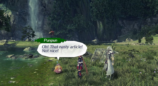 Oh! That nasty article! Not nice! Punpun Xenoblade Chronicles 2 Torna The Golden Country