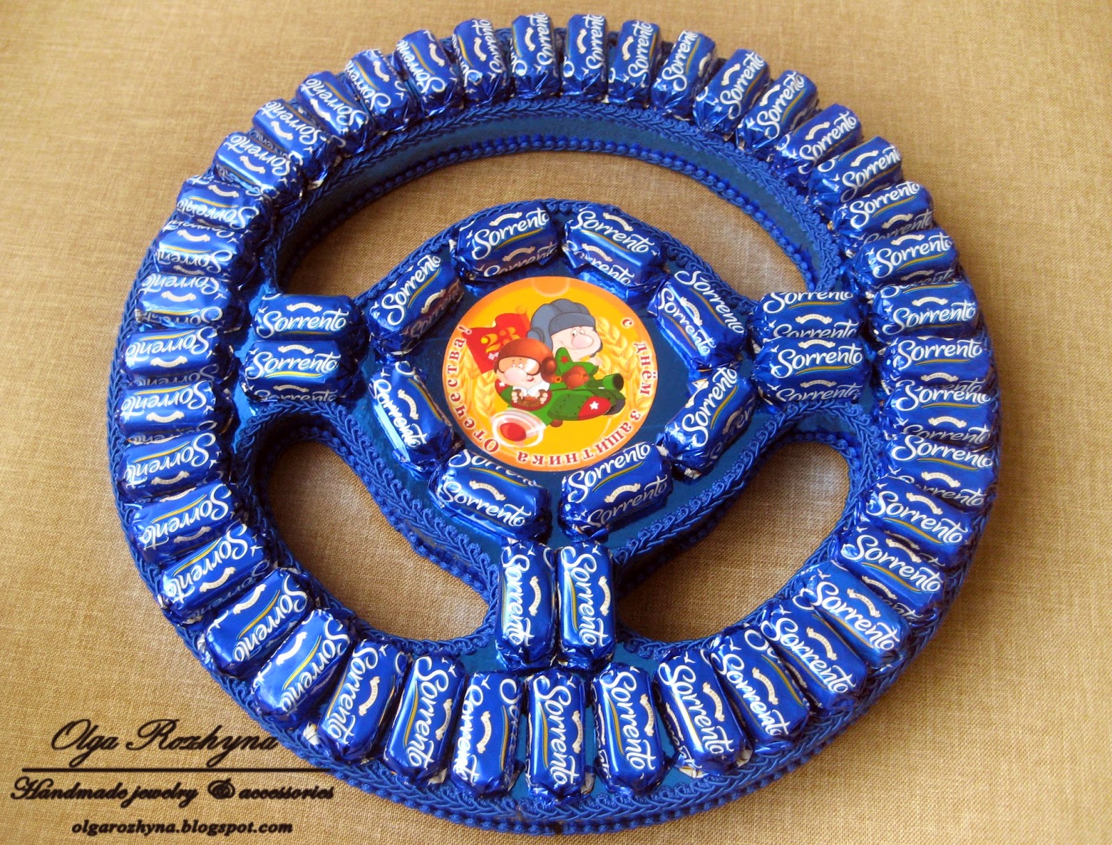 Руль из картона