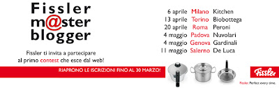 partecipo al fissler master chef il 20 aprile a roma!