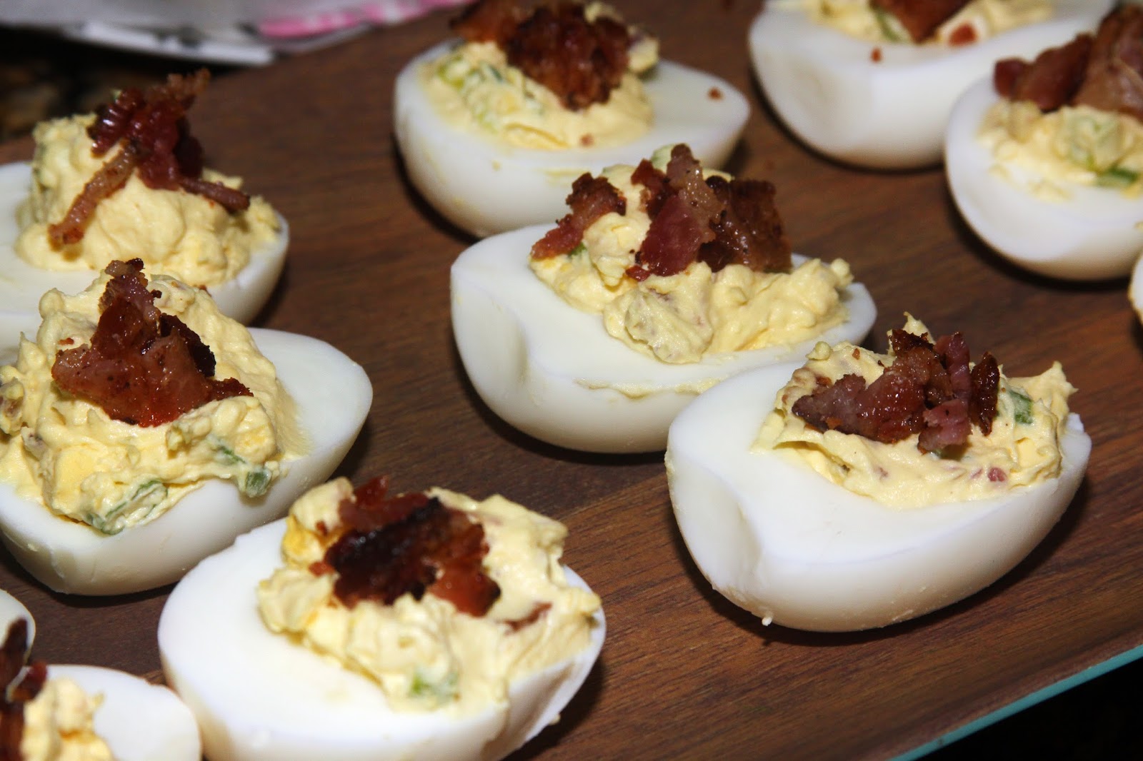For the Love of Food Breakfast Lovers Deviled Eggs