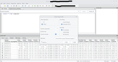 aws postgresql export csv