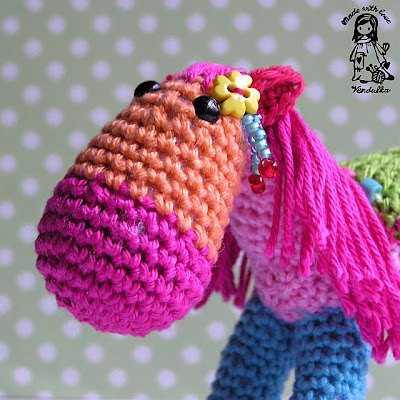 rocking horse, crochet toy, amigurumi, christmas decoration, christmas,crochet, crochet pattern,Magic with hook and needles, Vendula Maderska design, VendulkaM crochet, 