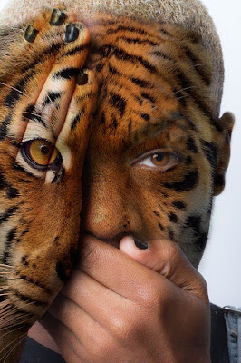Faces of the Wild - Fotógrafo mescla rostos humanos com animais 