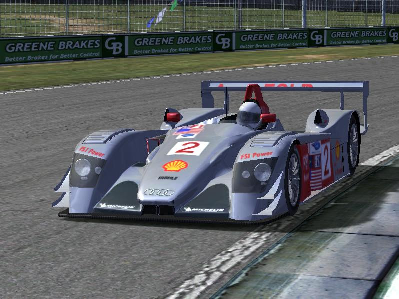 山頂洞洞 2006 Audi 2 Audi Sport North America R8 in rFactor