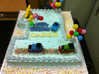 Caden Thomas Train Birthday