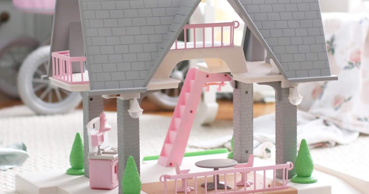 Spray Painted Dollhouse Transformation Simply Ciani