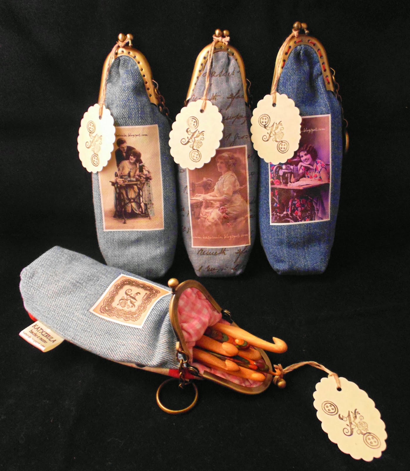 y con tela reciclada.