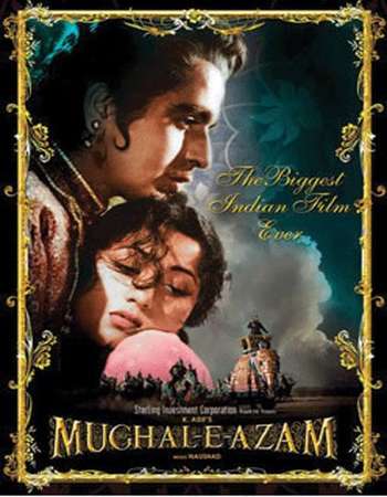 Poster Of Mughal-E-Azam 1960 Pakistani 700MB DVDRip 720p HEVC Watch Online Free Download downloadhub.in