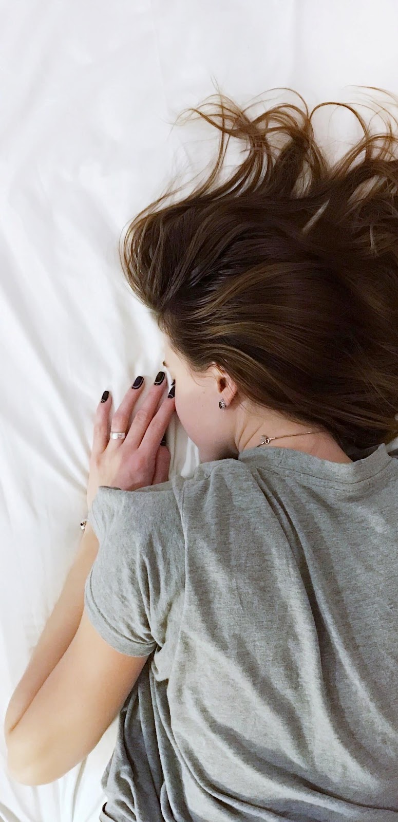 A woman asleep. A woman asleep.