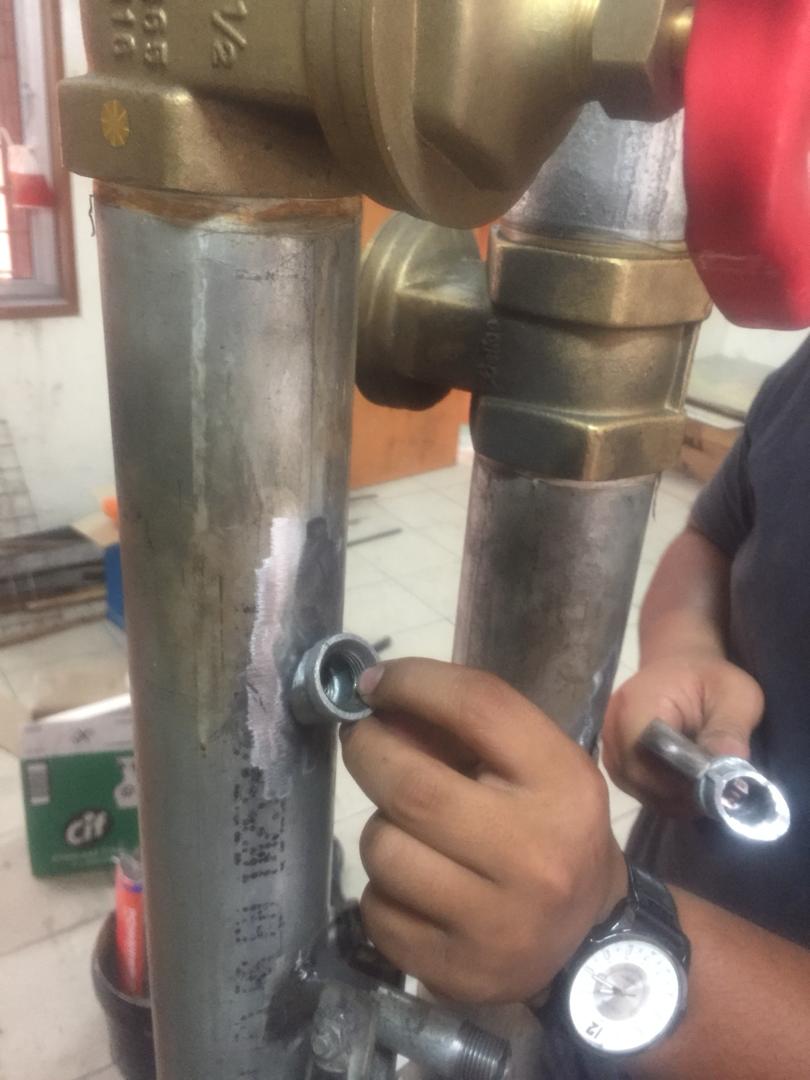 MN TIG ENGINEERING Welding GI Pipe