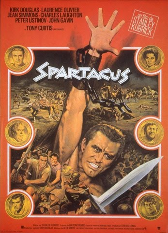 Spartacus movie poster kirk douglas