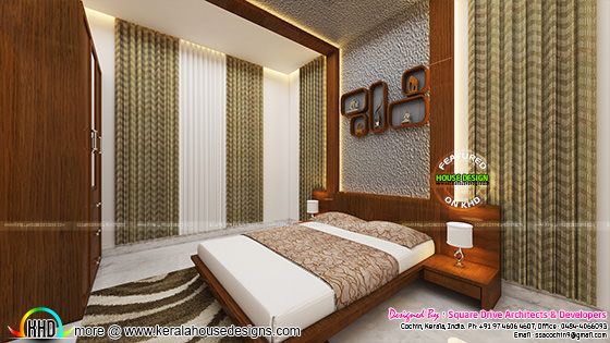 Bedrooms interior design Kerala