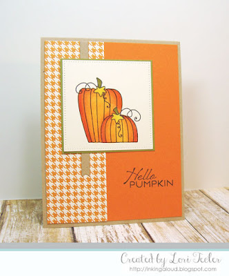 Hello Pumpkin card-designed by Lori Tecler/Inking Aloud-stamps from Verve Stamps Hello Pumpkin card-designed by Lori Tecler/Inking Aloud-stamps from Verve Stamps