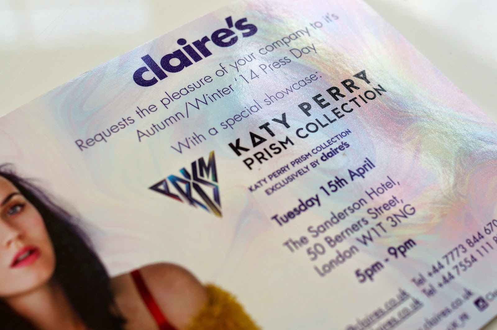 Emtalks When In London Next New In and Katy Perry Prism Launch Events