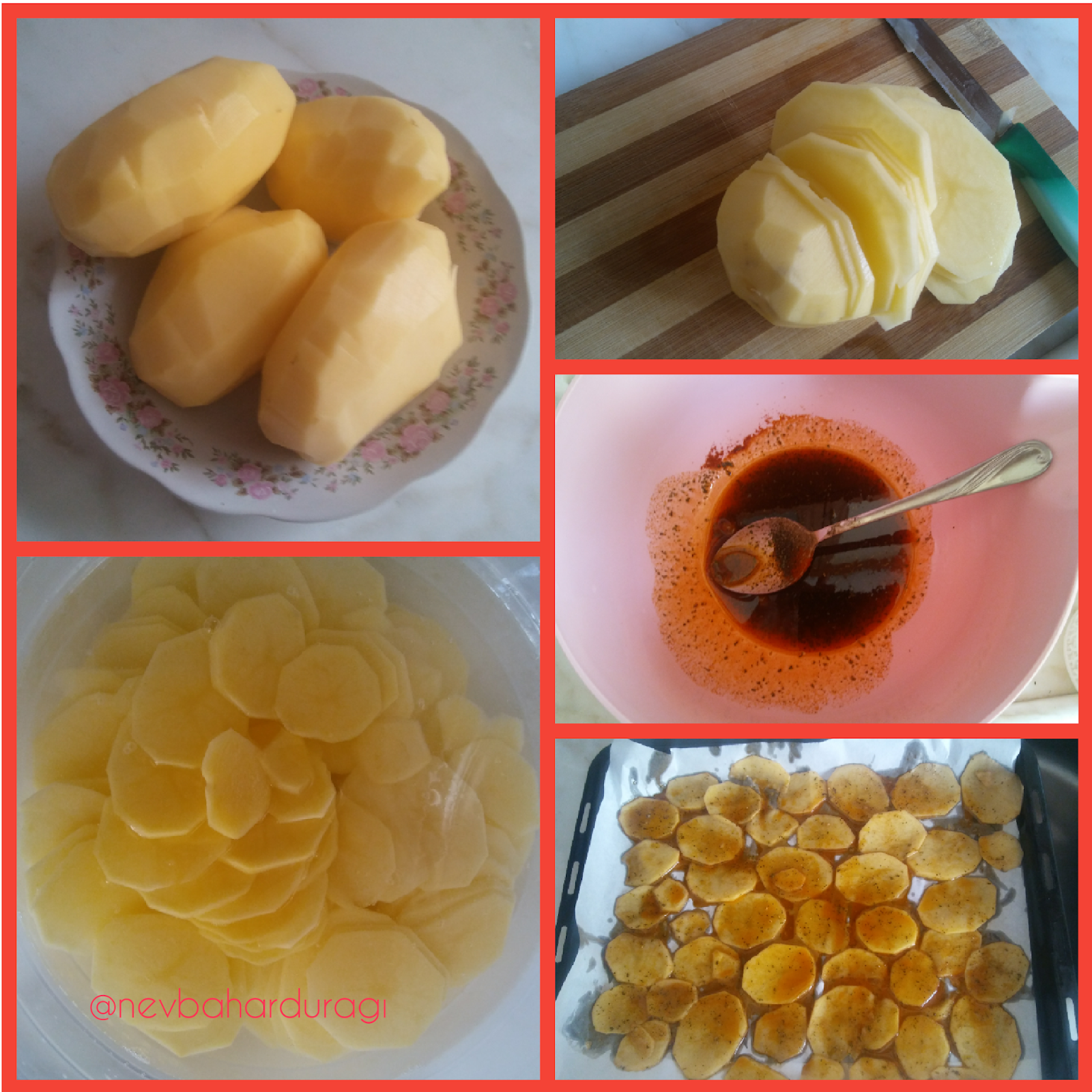 Evde Patates Cipsi Evde Patates Cipsi
