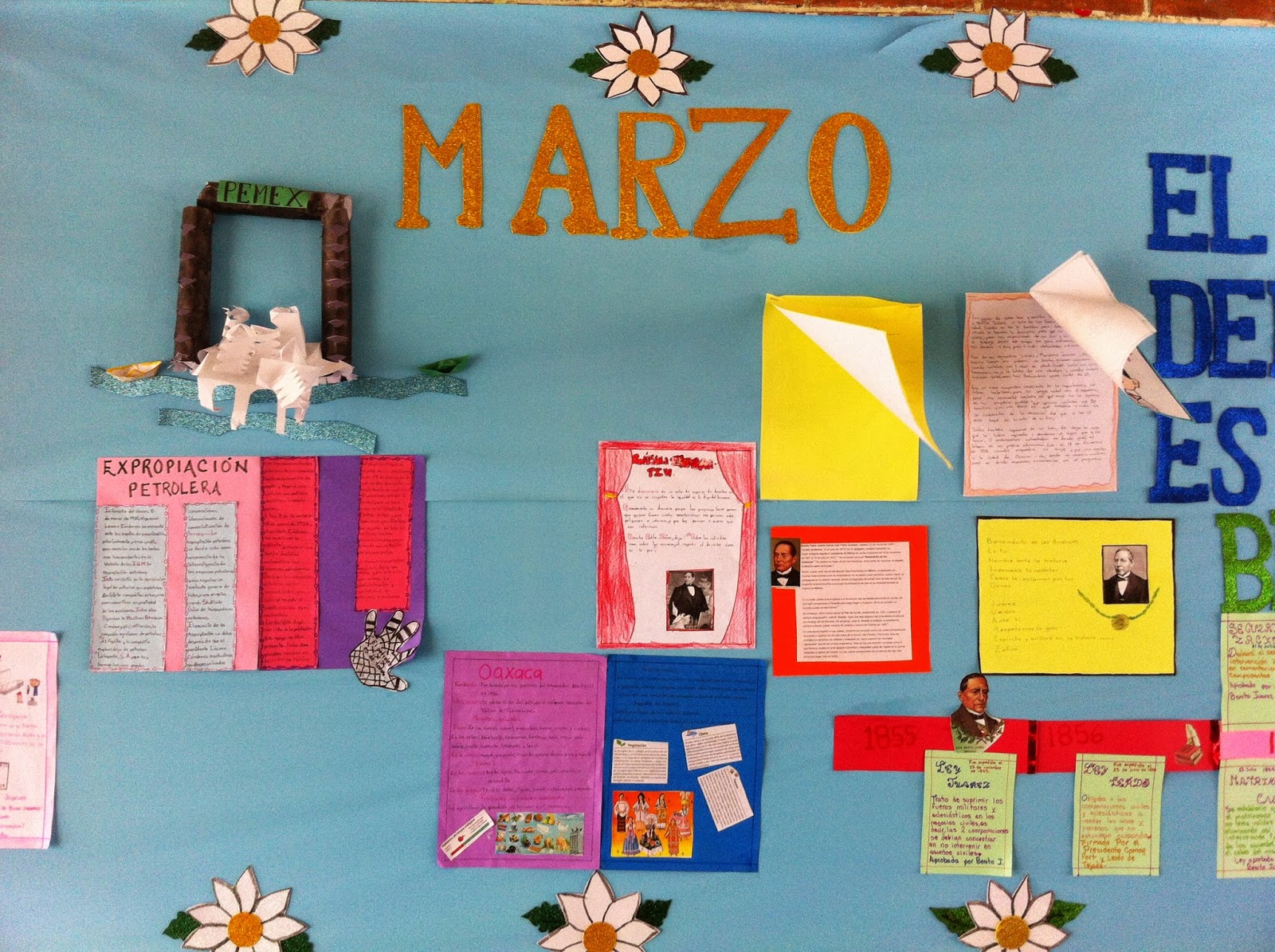 Periodico Mural del mes de Marzo