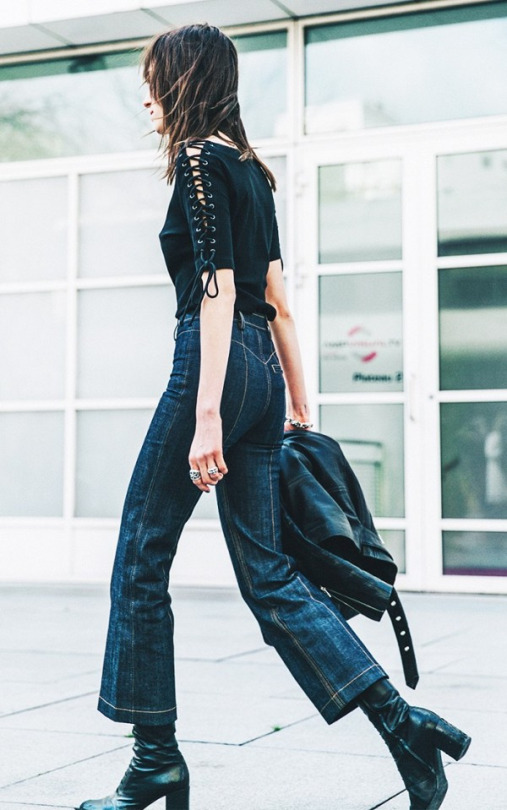 Parisienne HOW TO WEAR KICK FLARE JEANS