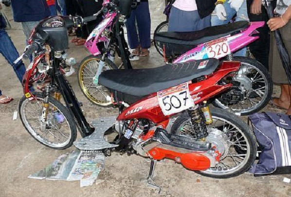 Modification Yamaha Mio Drag Style