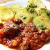 Carne al desarreglo con patatas chulas. Receta castiza