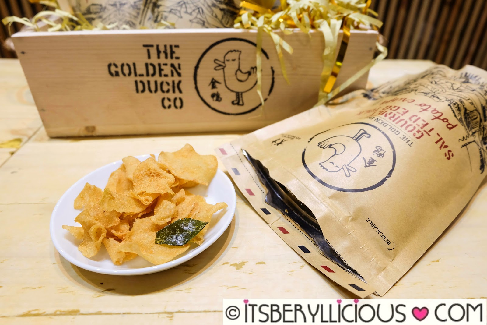 The Golden Duck Gourmet Salted Egg Yolk Potato Chips of Singapore, Now