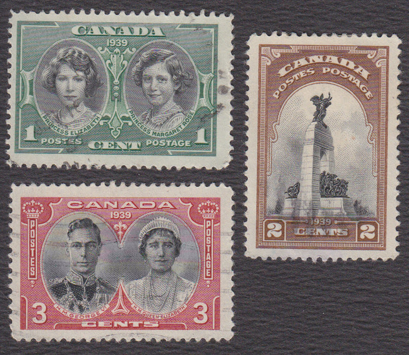 1939 royal visit to canada stamps